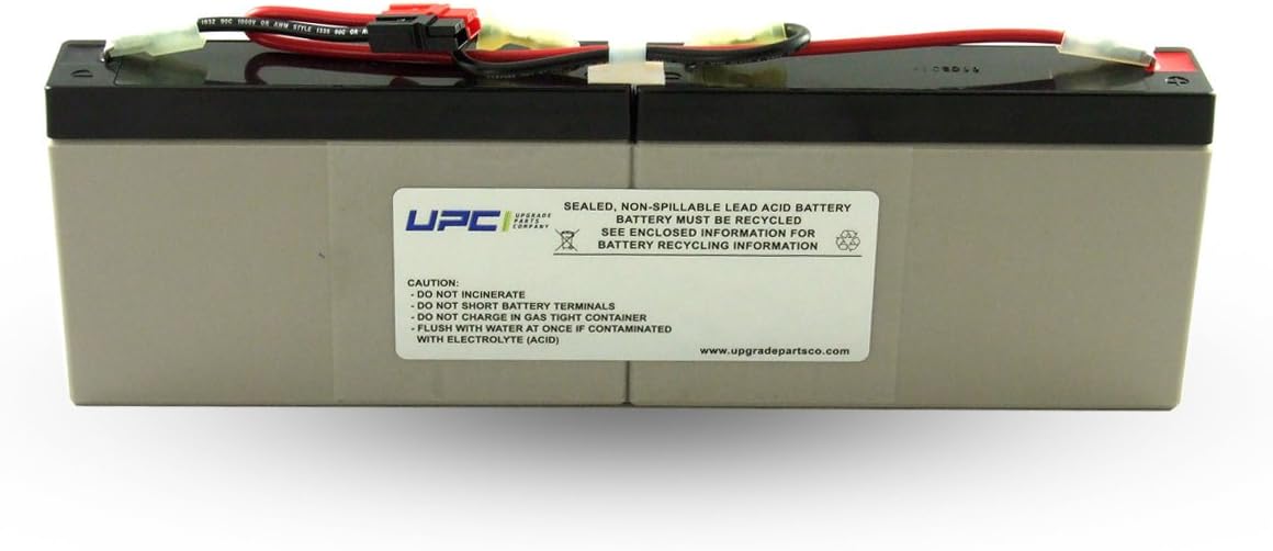 RBC18-UPC Replacement Battery for APC DL650T, PS250, PS450, SC250RM1U, SC450RM1U - Assembled in USA!