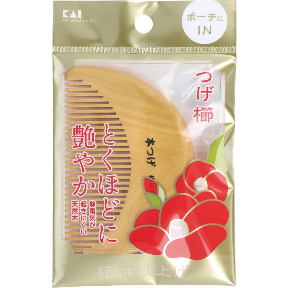 Kai Corporation Eyebrow Comb, Half Moon Comb, Eyebrow Comb, 1 Piece (x 1)