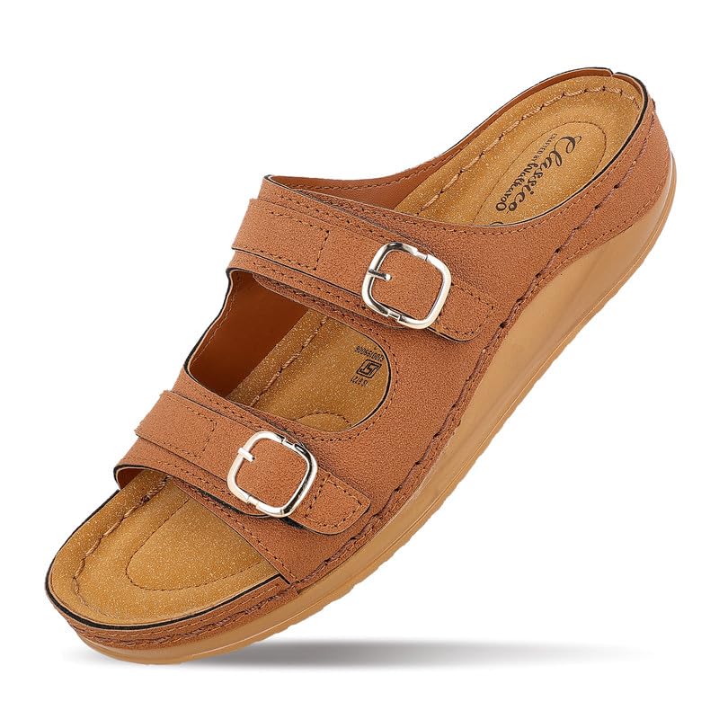 Image of WALKAROO Women's Slip On Comfort Sandals - WLP74008