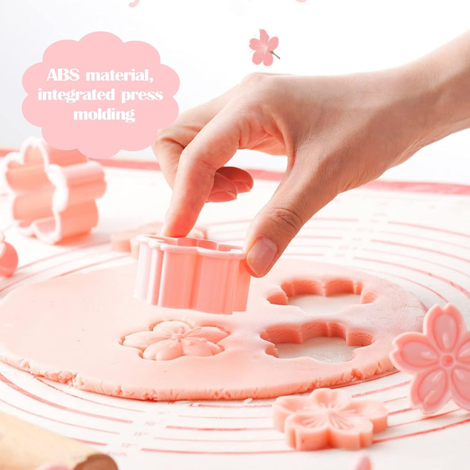 YLOLUL 16 PCS Flower Cookie Cutters Set - Daisy, Sunflower, Rose, Tulip Spring Flower Shapes Stamp Cookie Cutters Fondant Biscuit Baking Tool for Homemaking Cookie - Image 4