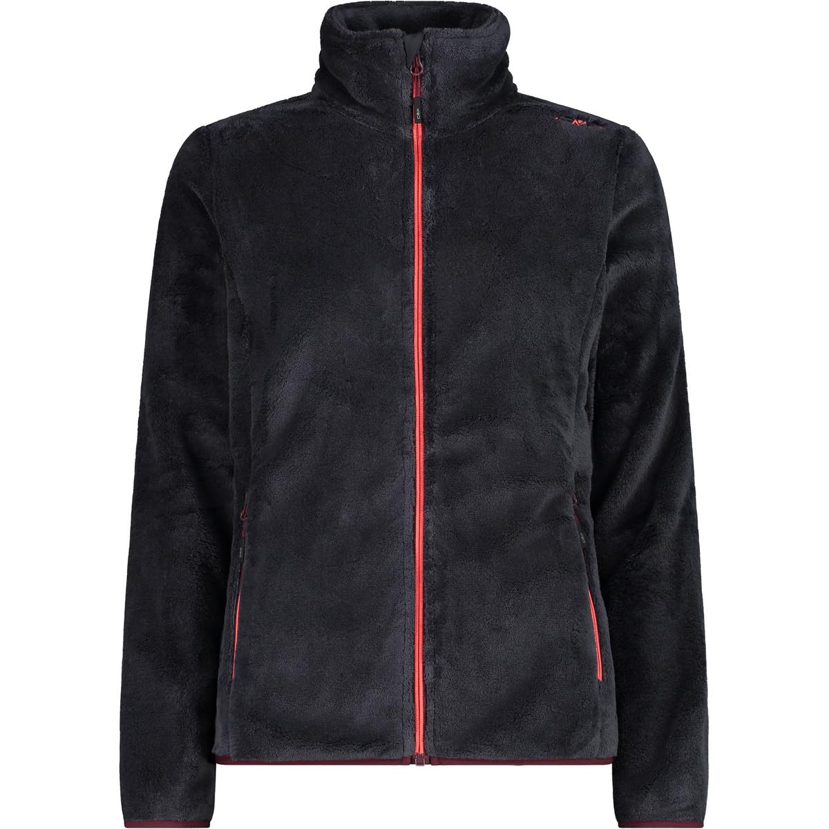 CMP - Woman Jacket, Anthracite-Burgundy, XXXL