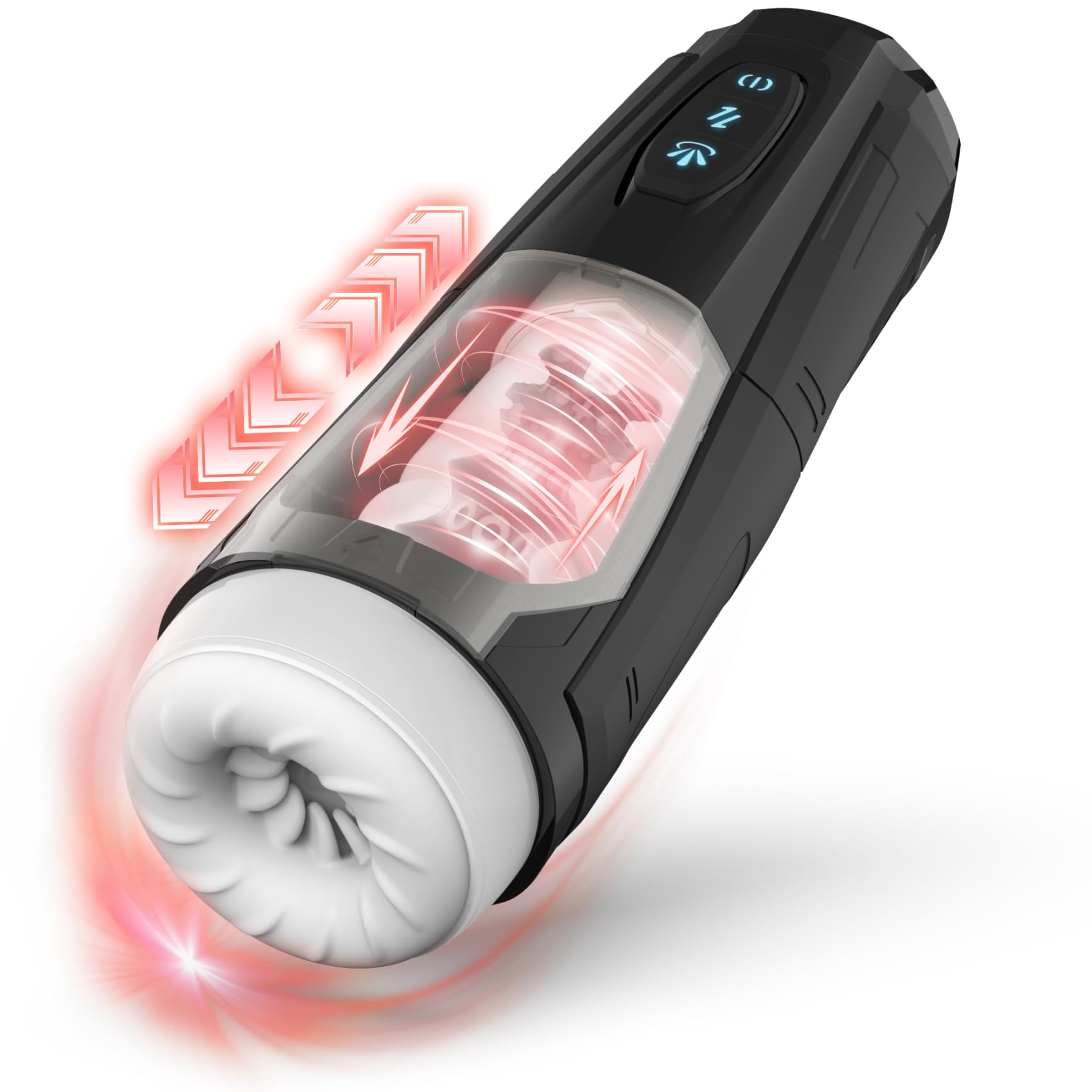 Automatic Male Masturbator Sex Toys for Men with 7 Thrusting and Vibrating Modes, Sex Toys4mens UK Pocket Pussy for Hands Free Game, Male Masturbators Fake Pussy Blowjob Machine Adult Sex Toy