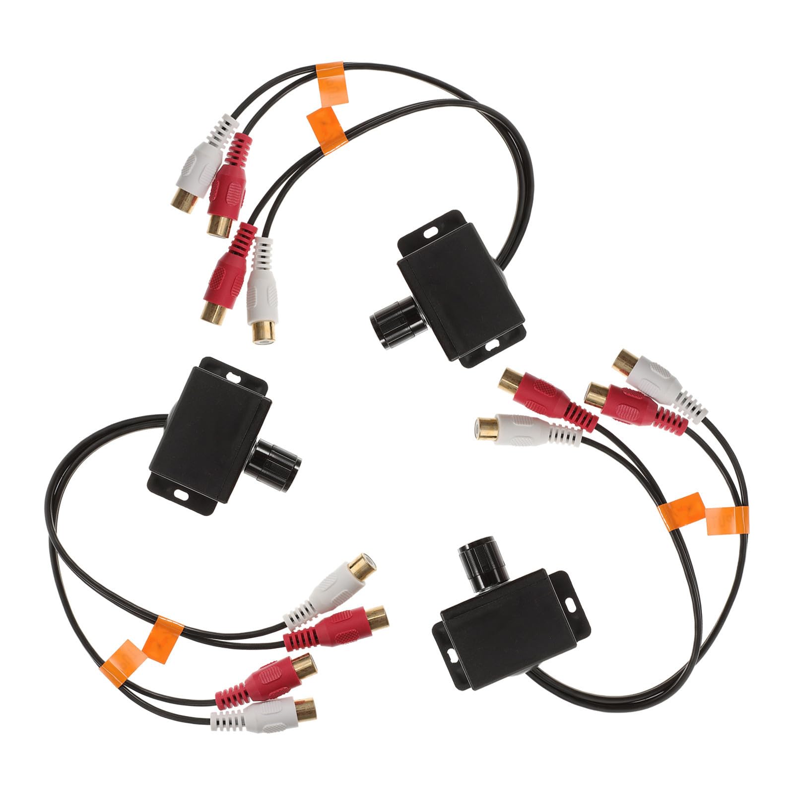 Perilla de graves para amplificador de coche EXAOMBLE con controlador de volumen RCA compacto 8