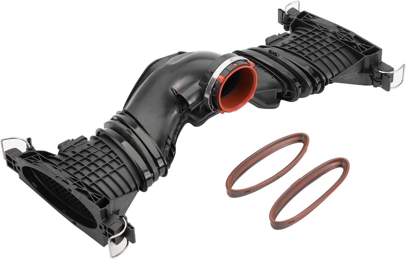 Engine Air Intake Duct with Air Mass Sensors 6420901642 Compatible with Mercedes Benz GL350 ML350 R350 S350 Bluetec 4Matic 2012-2015