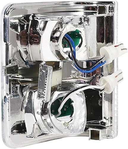 Miniatura 4 de SCITOO Espejo lateral LED para conductor y pasajero, luz indicadora de giro para Ford F250-F550 2008-2016 Super Duty Transparencia exterior