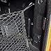 Chevy Silverado & Ford F150/F250 Truck Bed Cargo Net - Elastic Mesh Net Organizer (49x15.2 Inch)