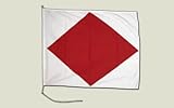  Signalflagge Foxtrot (F) - 75 x 90 cm