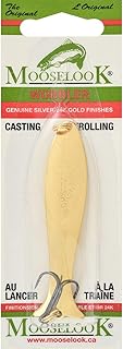 Mooselook 140-01 Medium Wobbler, 3-1/8-Inch, 1/4-Ounce, 24K Gold