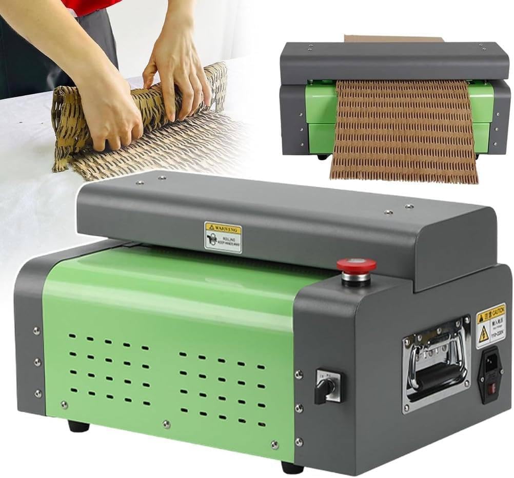 Máquina trituradora de cartón, cortador de cartón de residuos para embalaje ecológico, herramienta de corte de caja corrugada de 120 pulgadas/min, ancho 500 mm