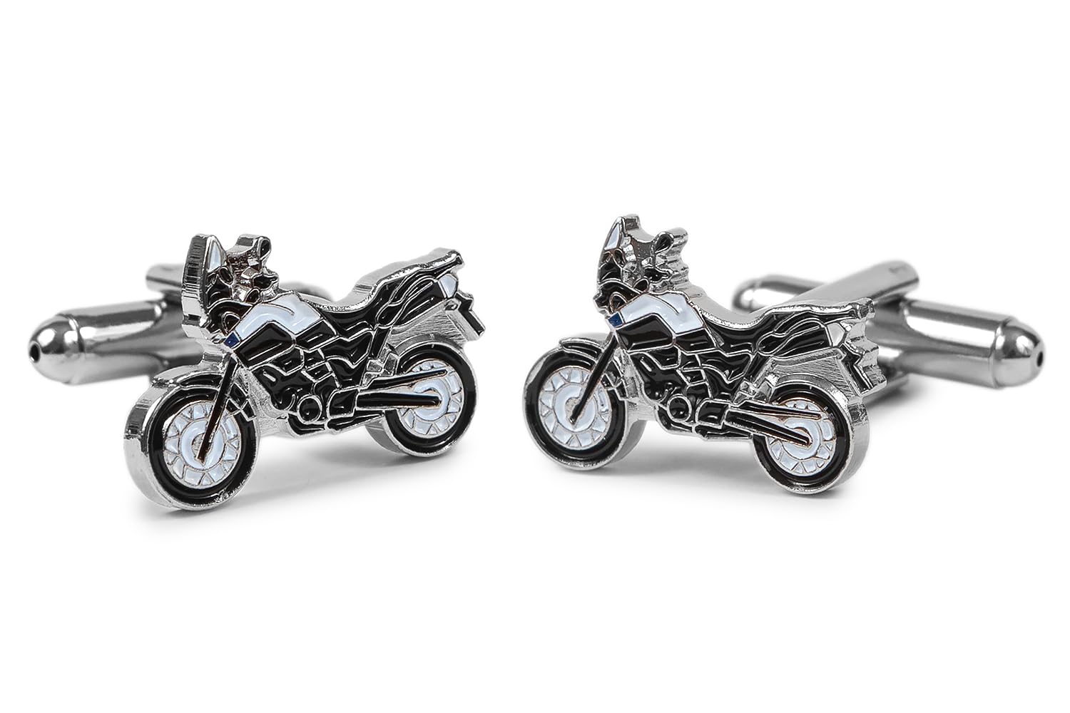 Gemelolandia | Gemelos Para Camisa Moto Dakar Gemelos Originales Para Camisas | Para Hombres y Niños | Regalos Para Bodas, Comuniones, Bautizos y Otros Eventos