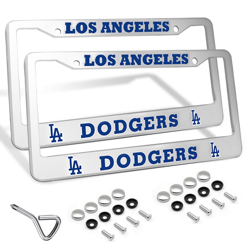 Photo 1 of DorkTees License Plate Frames - Silver, US Standard Size