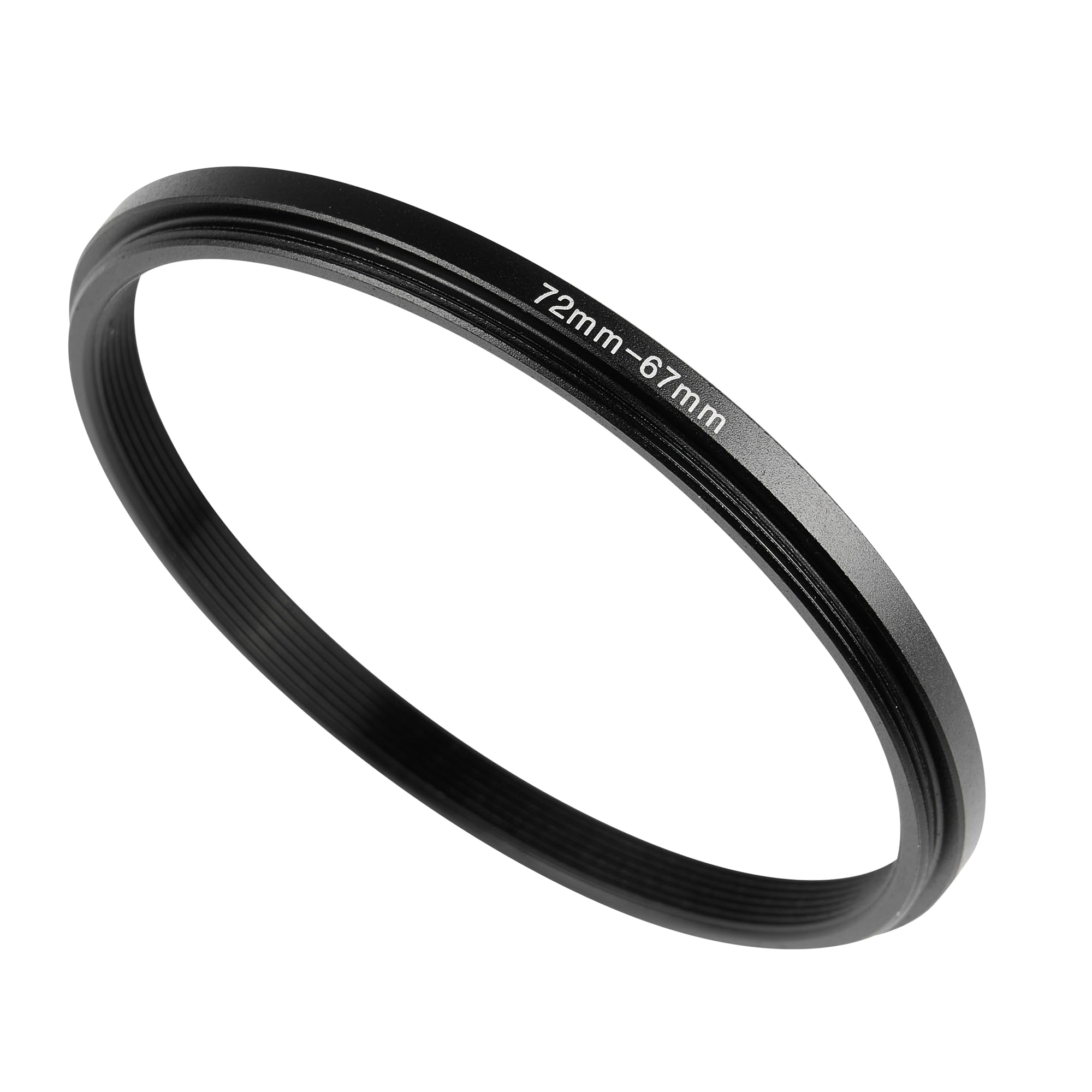 JOYTOLIN 72-67mm Metal Step-Up/Down Ring Adapter Compatible with Mirrorless Cameras DSLR Lens, UV CPL ND Filter Thread Converter, Black