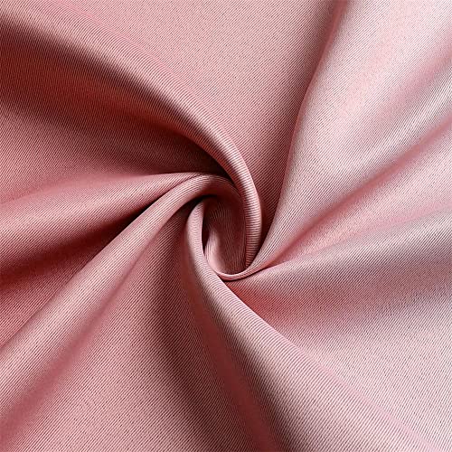 Image of G2000 Blackout Curtains & Drapes for Bedroom Living Room 84 Inches Long Coral and Greyish White Room Darkening Window Treatments Ombre Thermal Insulated Light Blocking Grommet Backdrop 2 Panels Set