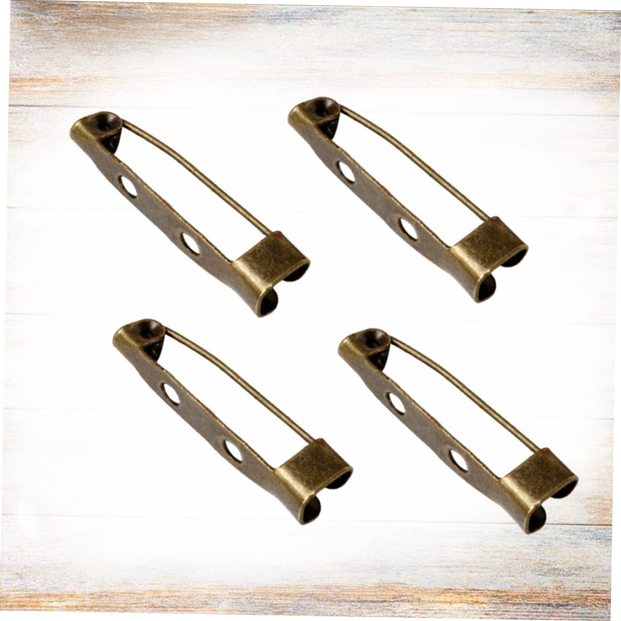 NUOBESTY 600 Stk Bulk-Schmuck Metallstange Balkenbefunde Brosche Rückenleiste Sicherheitsverschluss zurück Rückensicherheit Pin-Rücken Verschluss Brosche Kleidung Stift Schnalle