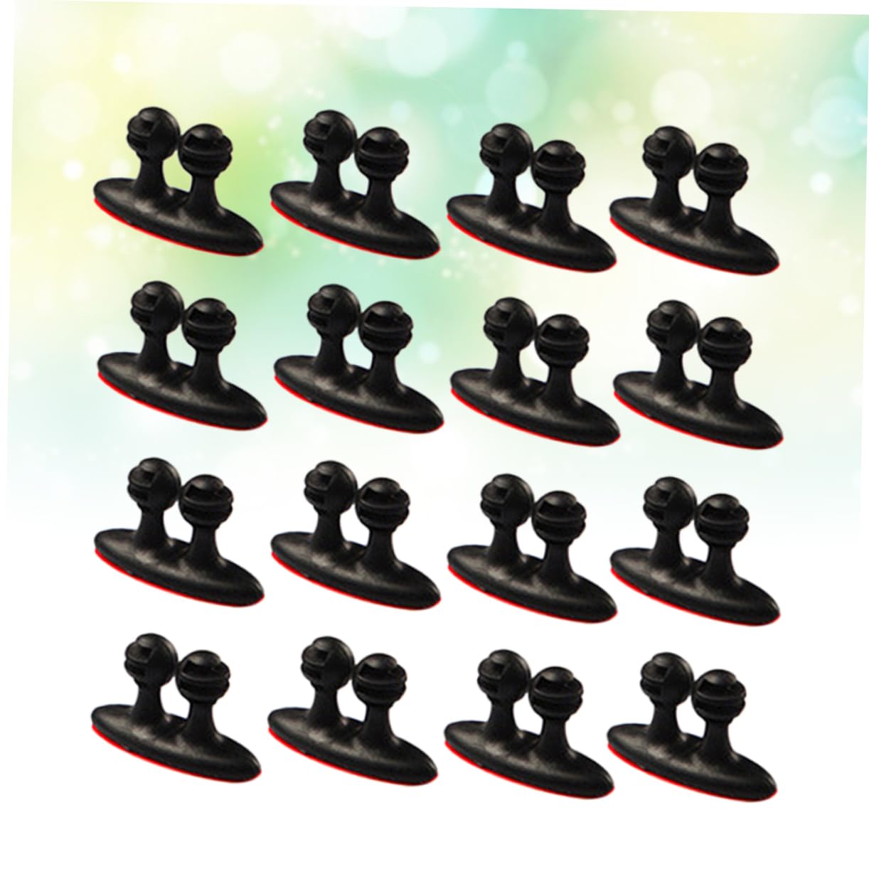 DOITOOL 96stücke Teiliges Kabelbinder Praktische Kabelclips Für Und Wandmontage Vielseitige Organizer Für Ladekabel Und Elektrische Drähte Schwarz
