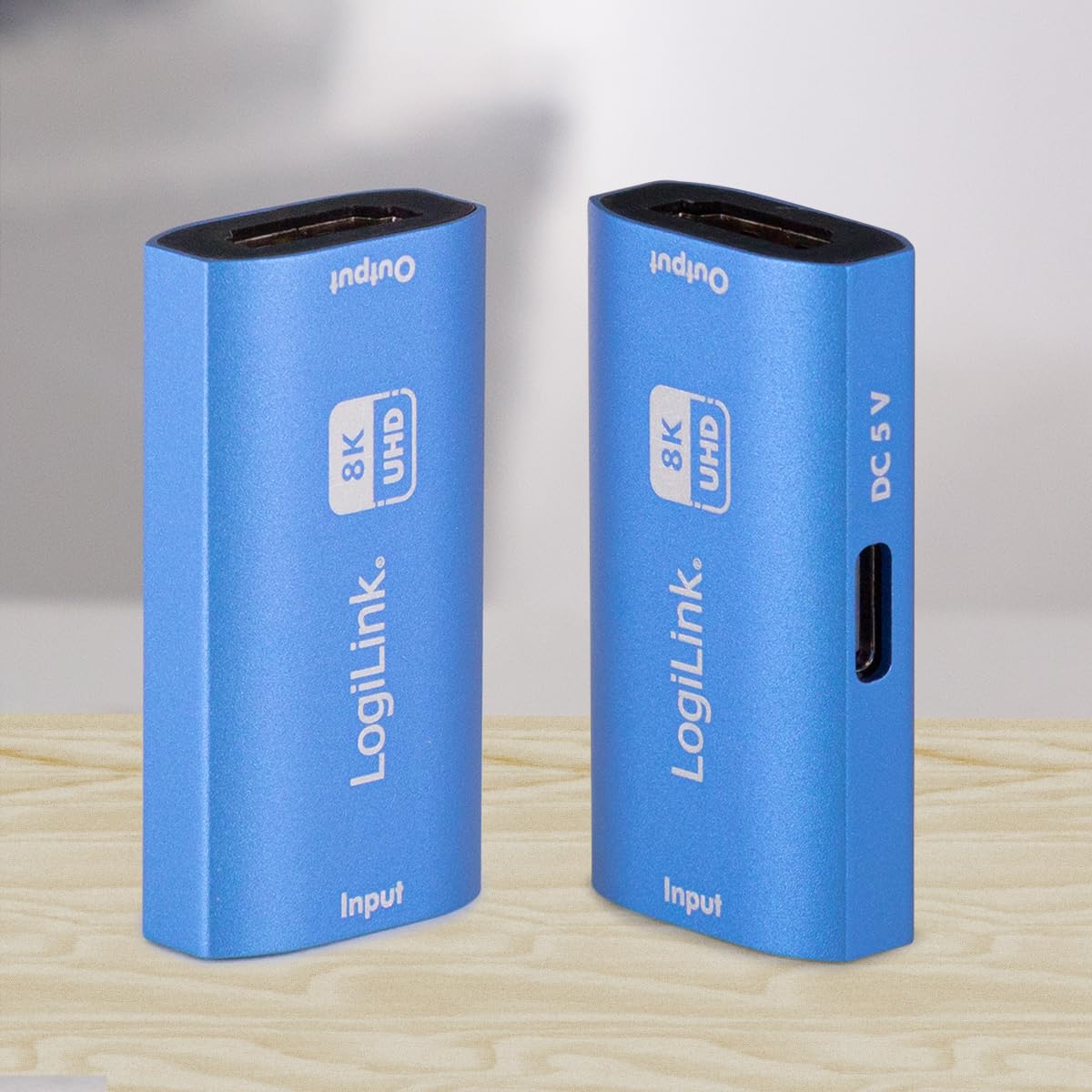 Logilink HD0064 - Ripetitore HDMI fino a 20 m in Ultra HD 8 K/60 Hz, HDCP 2.3