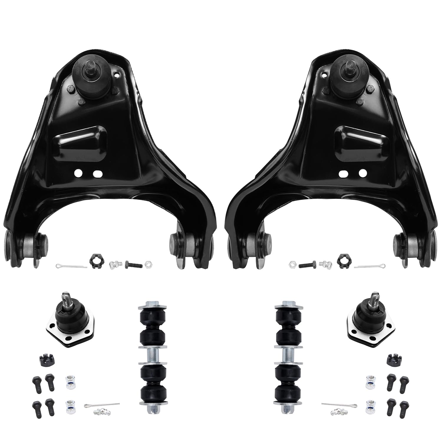 Detroit Axle - 4WD Front 6pc Control Arms Kit for Chevy Blazer S10
