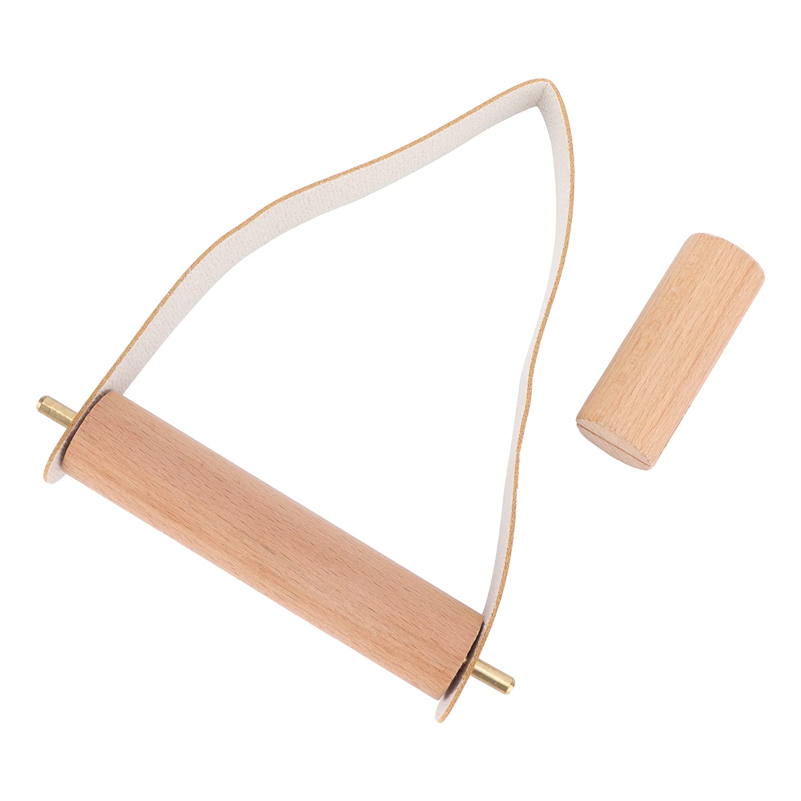 Ceavo Towel Rack, Wooden Paper Towel Rack Toilet Roll Holder Hanging Paper Towels Dispenser Wall Hanging for Kitchen for Bathroom for Baby Room(Brown, Blue)