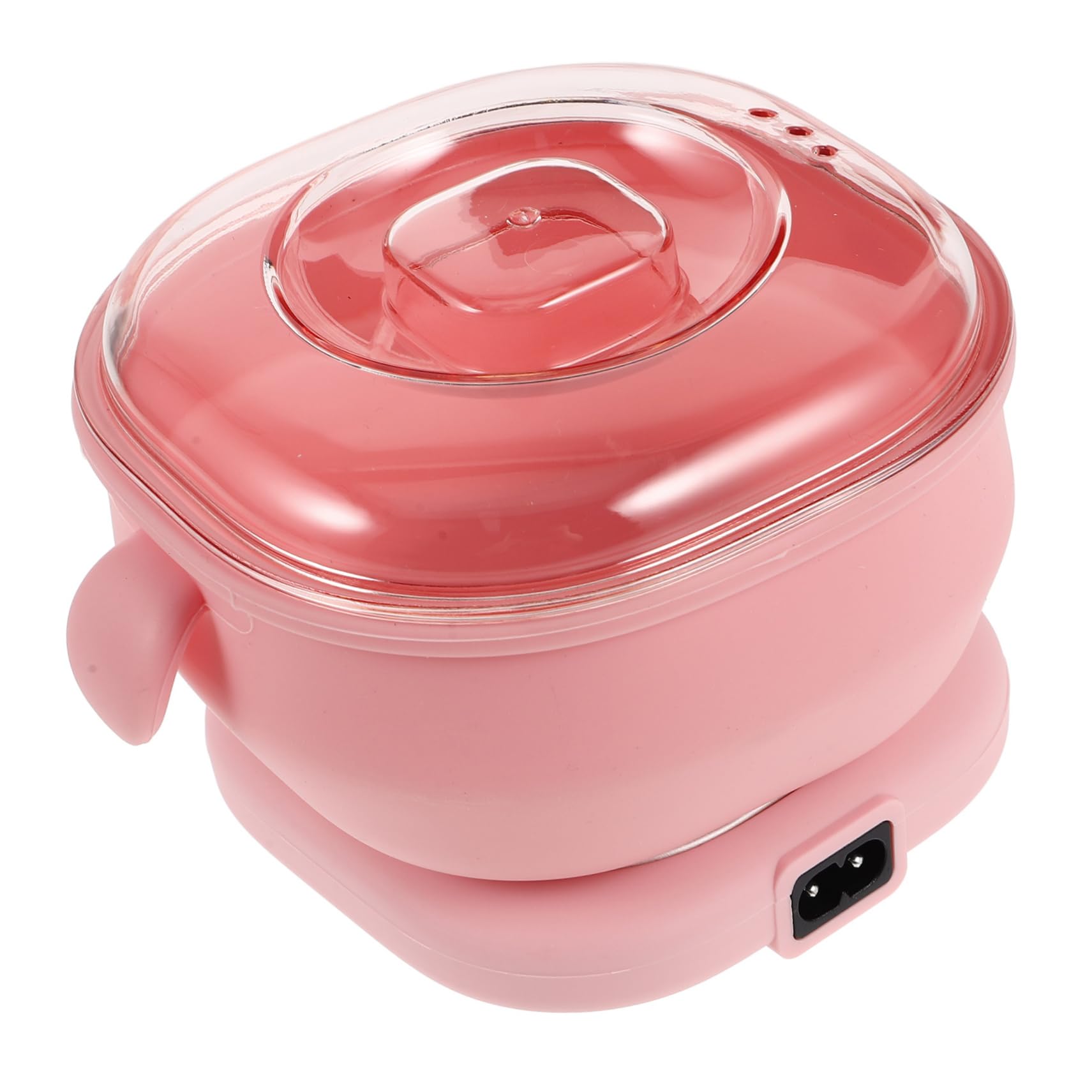 Homoyoyo Scaldacera in Silicone Facile da Pulire Portatile Pieghevole P Rosa per Depilazione Adatto per Braccia e Altre Parti del Corpo, Uso Domestico e Salone