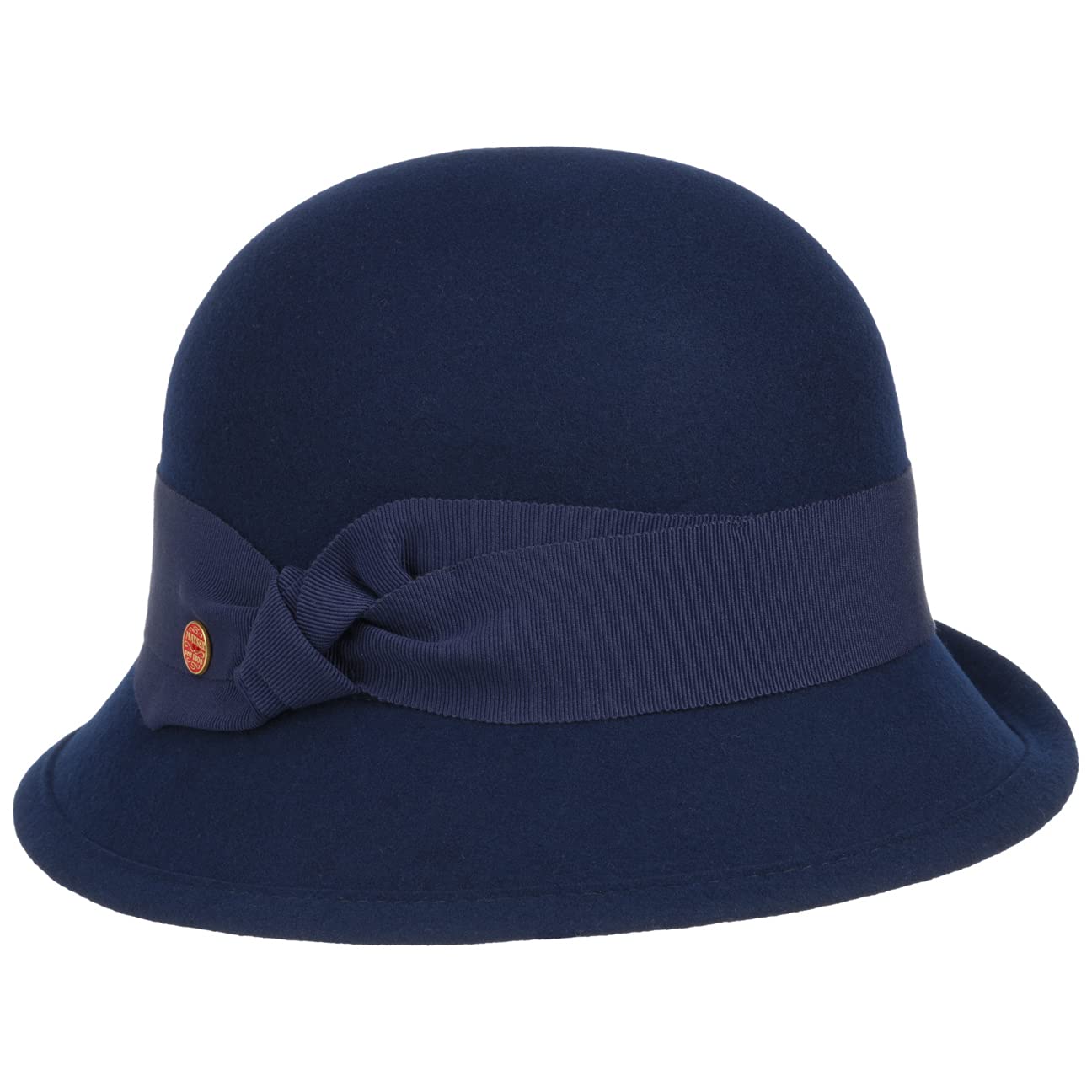 Mayser Nannina Cloche Hat Felt Wool Made in EU Women Autumn Winter Blue