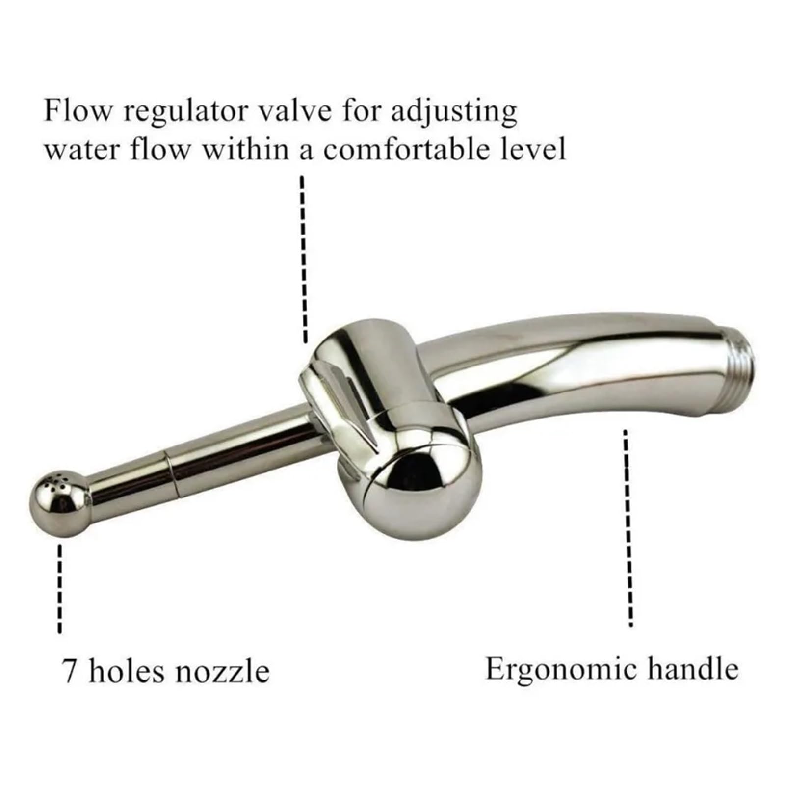 Cabezal de lavado for baño de asiento, enjuague de ano trasero, salchicha larga, utensilios de limpieza de instrumentos, arandelas de partes íntimas personales(Green 1Set)