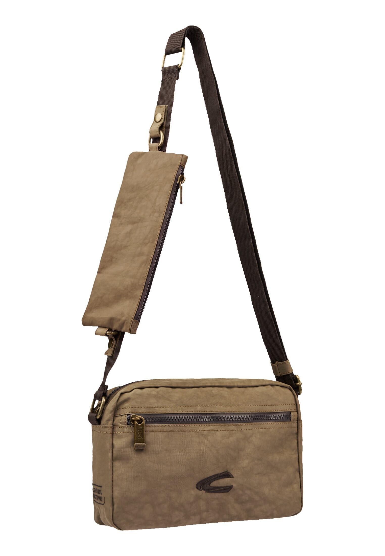camel active Men Journey 004586 Shoulder Bag, Sand, M