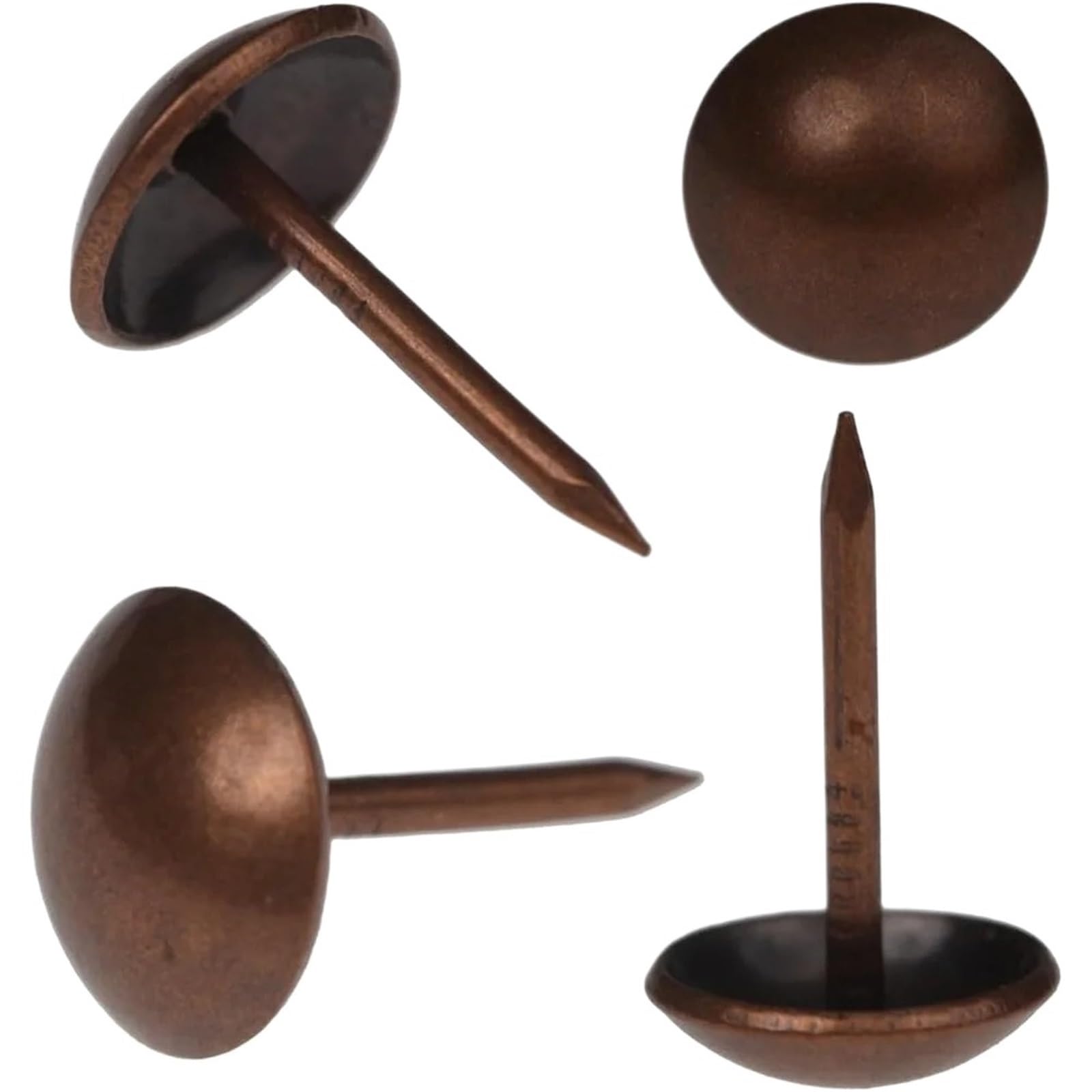 500Pcs Antique Copper Upholstery Tacks Decorative Nails for Furniture Sofa Thumb Pins
