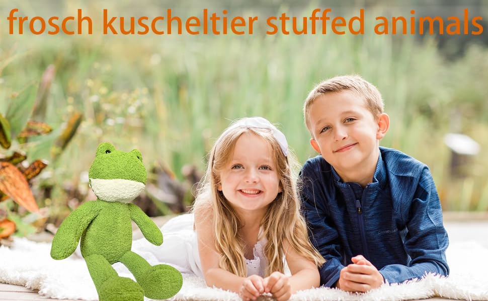 AlloFuu Kuscheltier Frosch Spielzeug, PlüSchtier Kuscheltier FröSche,Frosch Stofftier Gifts für Kinder Girlfriend