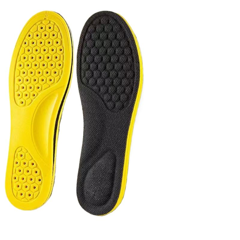 Plantillas deportivas para hombre, negras, talla US 8-8.5