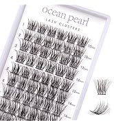 Lash Clusters 72 Pcs Individual Lashes Reusable Thin Band Wide Stem Cluster Lashes Soft Light & C...