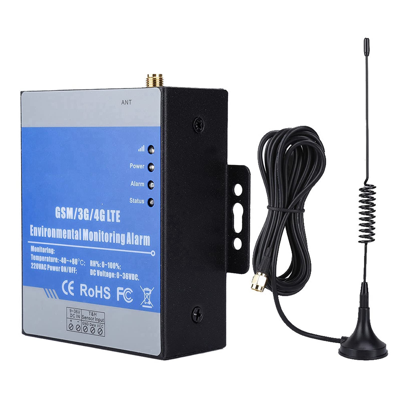de Alarma de Falla de energía gsm, TU5023 gsm 3G / 4G LTE Falla de Circuito inalámbrico Voltaje de Circuito Monitoreo de Estado Alarma Detector Remoto (Enchufe de la UE)