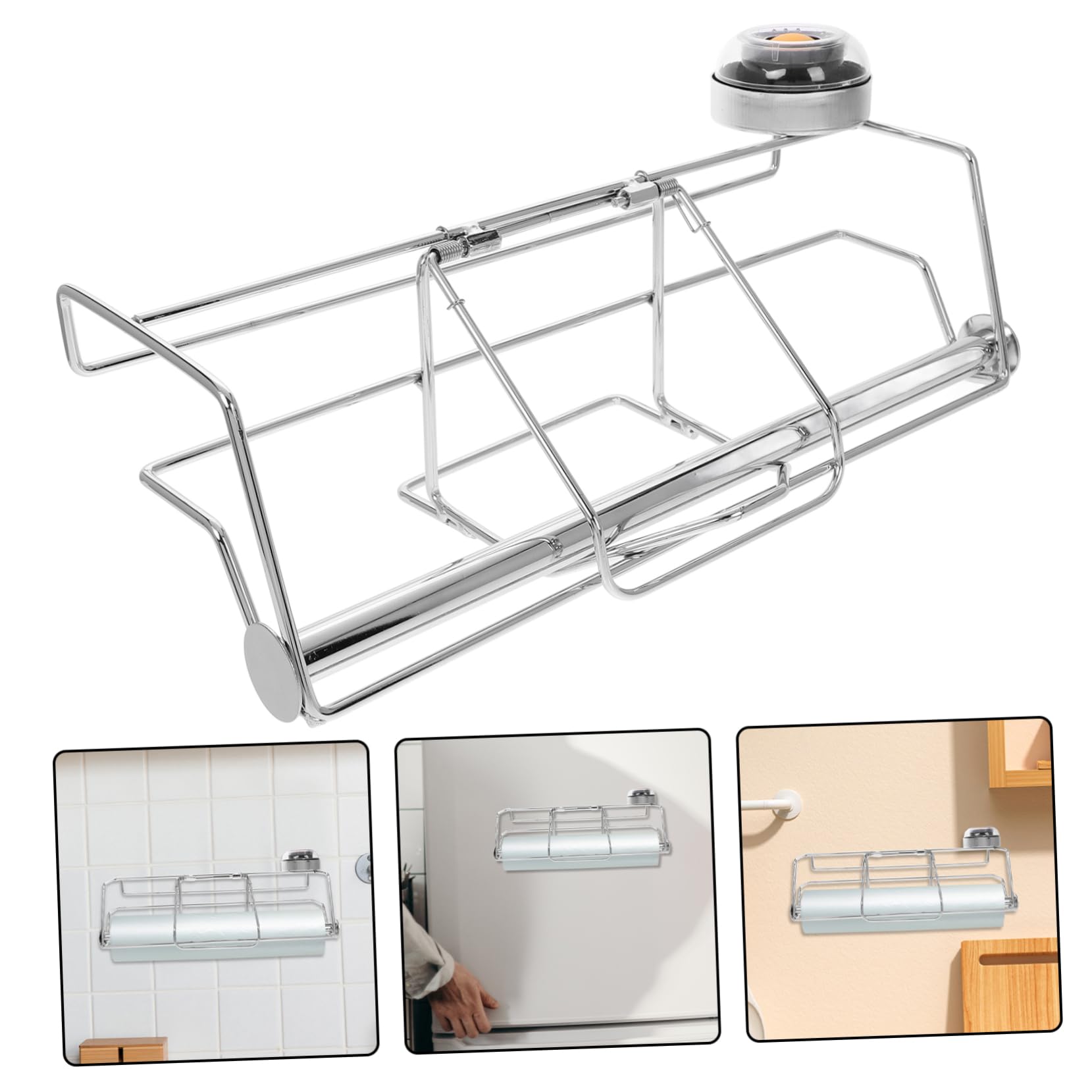 Mobestech Dispensador De Bolsas De Acero Inoxidable Organizador De Bolsas Soporte De Pared Húmedas