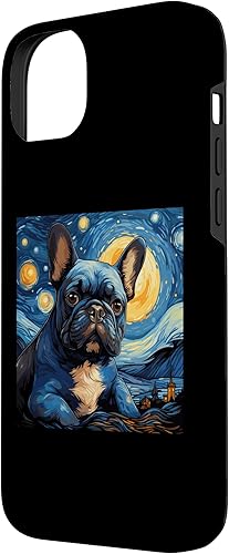 Miniatura 2 de Funda para iPhone 14 Plus Van Gogh Dog Bulldog Francés