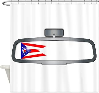 CafePress Driving Through Ohio Decorative Fabric Shower Curtain