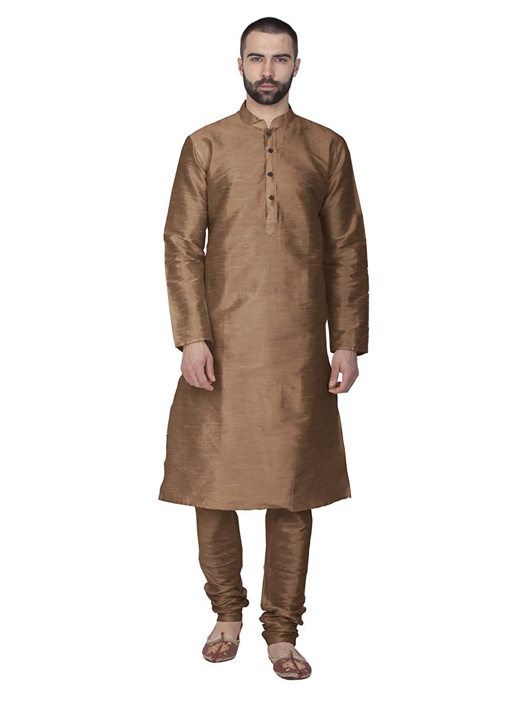 royal kurta Men's Art Silk Kurta Pyjama-picture-35