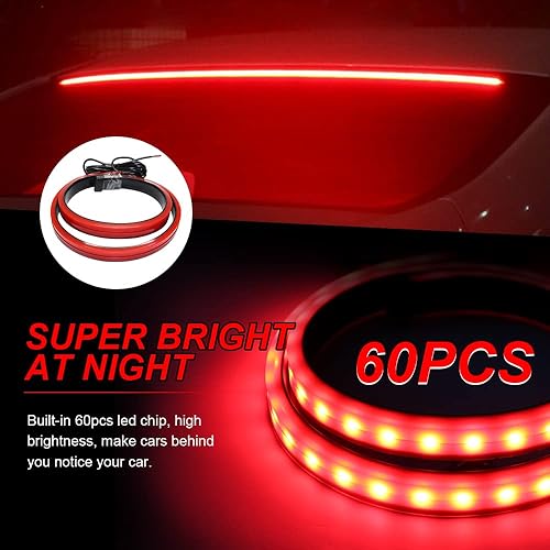 Miniatura 4 de OPP ULITE- Luces LED 3RD para frenado y reversa, color blanco y rojo, impermeables con durabilidad de 1 año