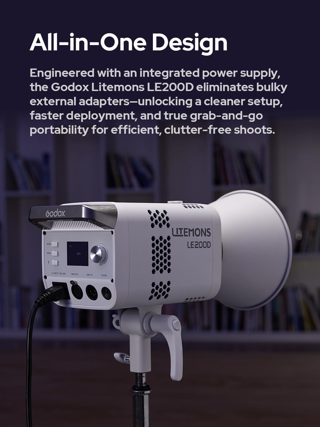 Amazon.com : Godox LE200D Litemons LED Video Light, 200W