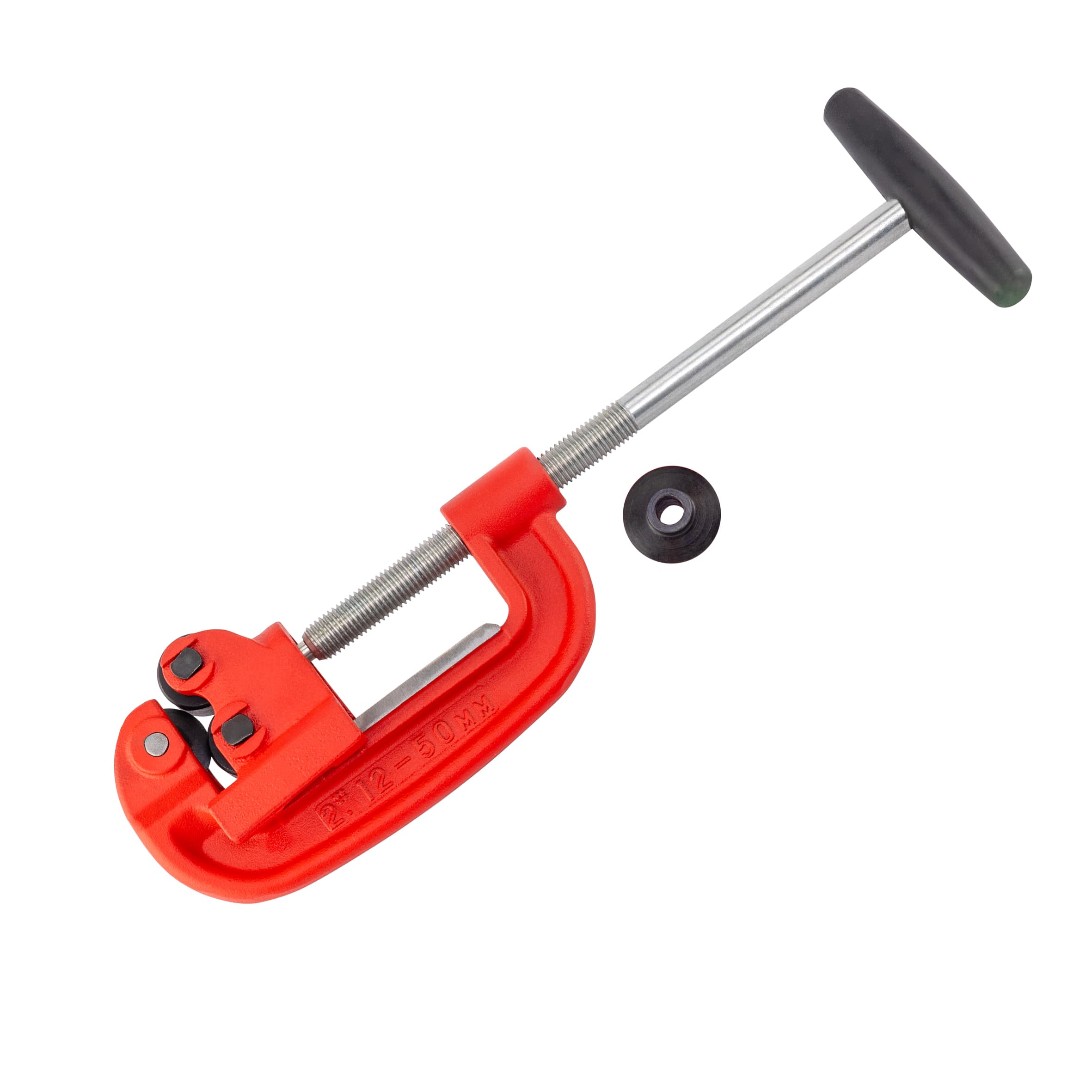 Kippen 1175X - Cortatubos Manual para PVC, Plástico, Cobre, Acero, Tubos de Aluminio y Materiales Similares Capacidad Max 2" (12-50mm)