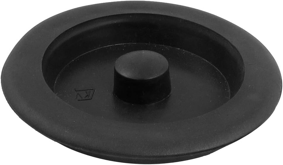 Qtqgoitem Rubber Disposal Stoppers Sink Garbage Covers Replacement Part Black (Model