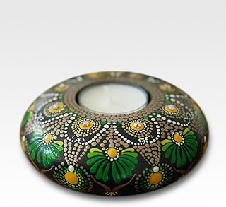 Decorative tealight holder entirely handmade - Bougeoir décoratif entièrement fait à la main
