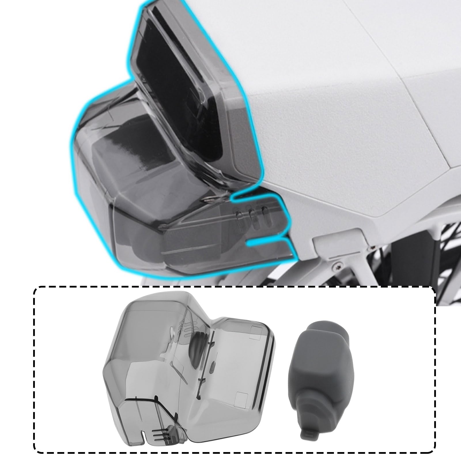 Osłona ochronna obiektywu aparatu gimbalowego kompatybilna z dronem DJI FLIP
