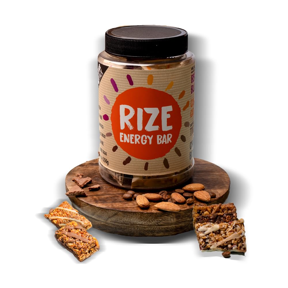 RIZE Energy Bar | As Seen on Shark Tank India| Assorted Jar of 10 Bars, 6g Protein Bar Caffeinated Bars for Post Work Out Snack, High Protein Bar with No Added Sugar, Gluten Free Healthy Snack (B0CY5LRZ6L) Amazon Price History, Amazon Price Tracker