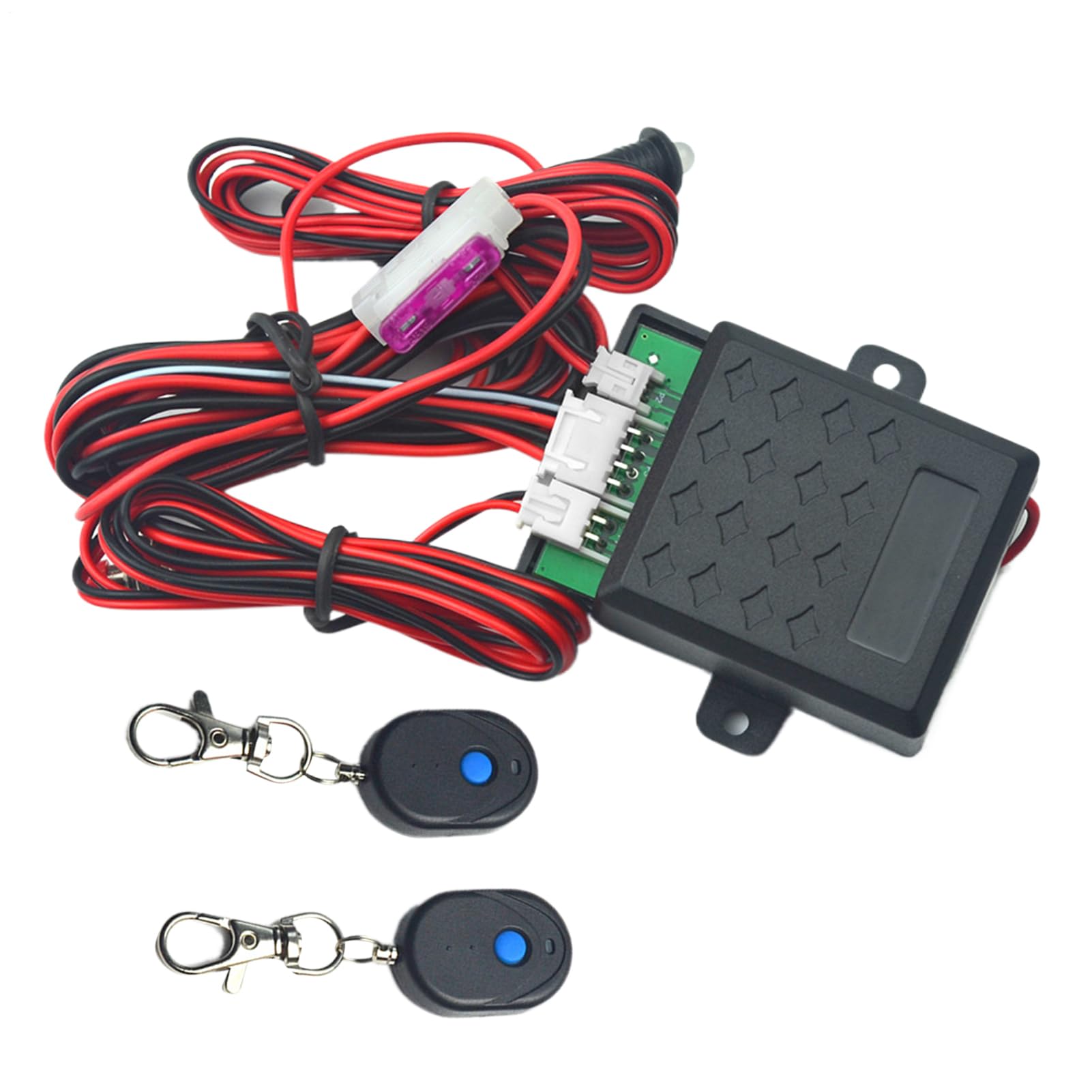 Télécommande de sécurité longue portée et système d'immobilisation de véhicule 12V - 8