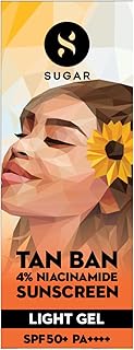 SUGAR Cosmetics Tan Ban Sunscreen SPF50 PA++++ Light Gel with 4% Niacinamide & 1% Hyaluronic Acid | Non Greasy & lightweight formula | No White Cast | 50ml-picture-12