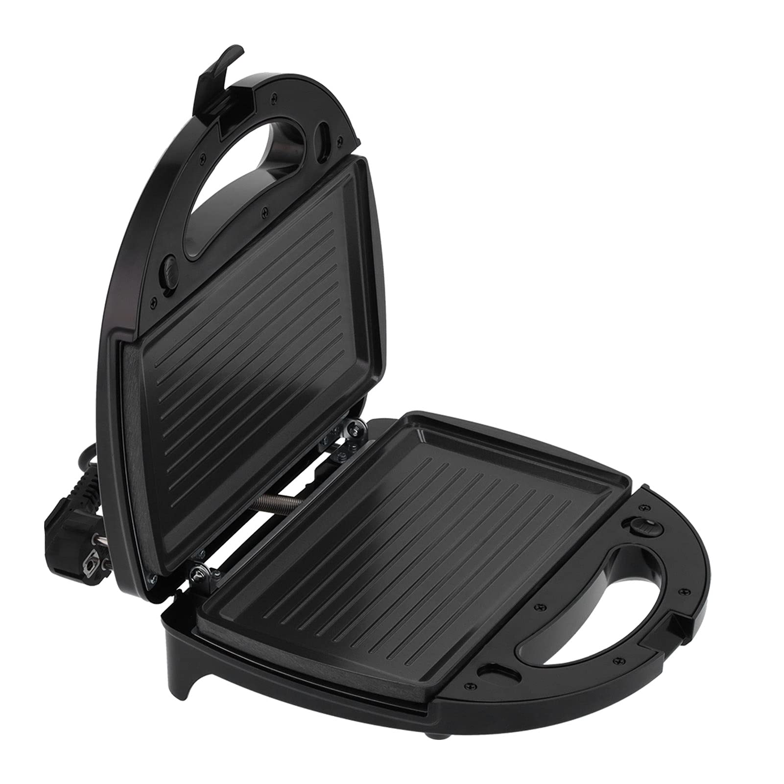 Sandwich Maker, 3‑in‑1 Sandwich Waffle Maker 750W Non‑Stick Coating Breakfast Machine with Led Indicator Lights for Home Kitchen(UK)