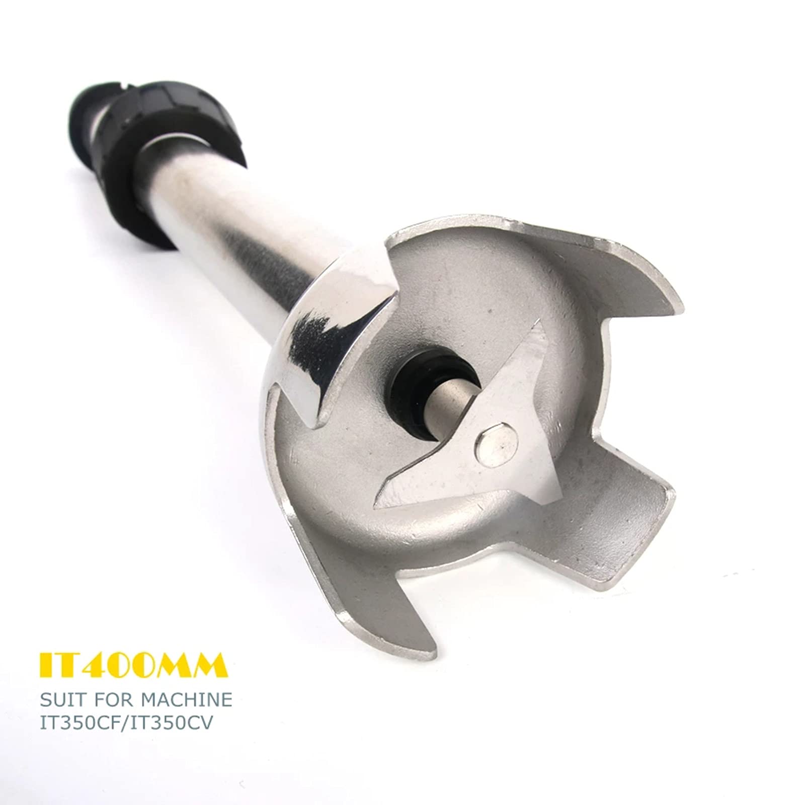 Batidora de inmersión de acero inoxidable de grado comercial de 16 pulgadas desmontable para batidora de mano, ideal para uso doméstico y comercial