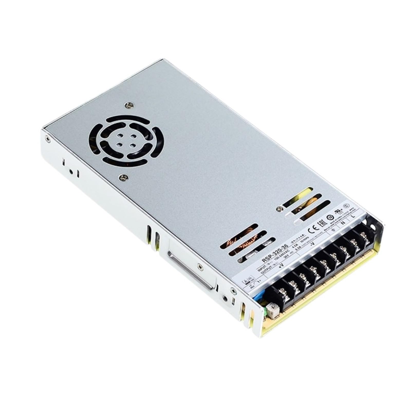 RSP-320-13.5 320W | 13.5V | 88-264VAC/124-370VDC Switching Power Supply