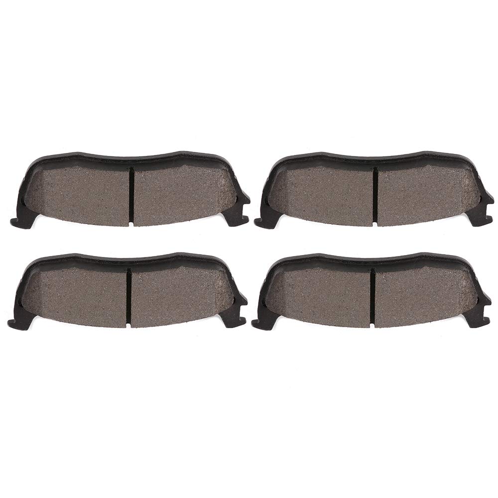 cciyu D879 Rear Ceramic Brake Pads Kits 4pcs fit For Ford Expedition, For F-150, For F-150 Heritage, For F-250,02 For Lincoln Blackwood,98-02 For Lincoln Navigator,03-11 For Lincoln Town Car