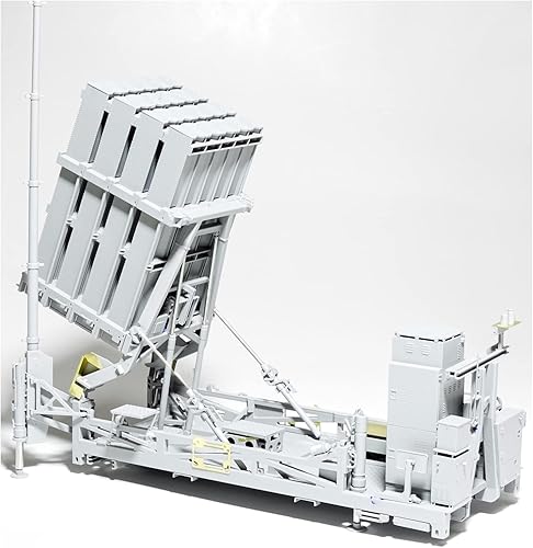 Magic Factory MGF2001 1/35 Israel Defense Force Air Defense System Iron Dome Multi-Layer Missile Launcher (MFU) Modelo de plástico, color moldeado