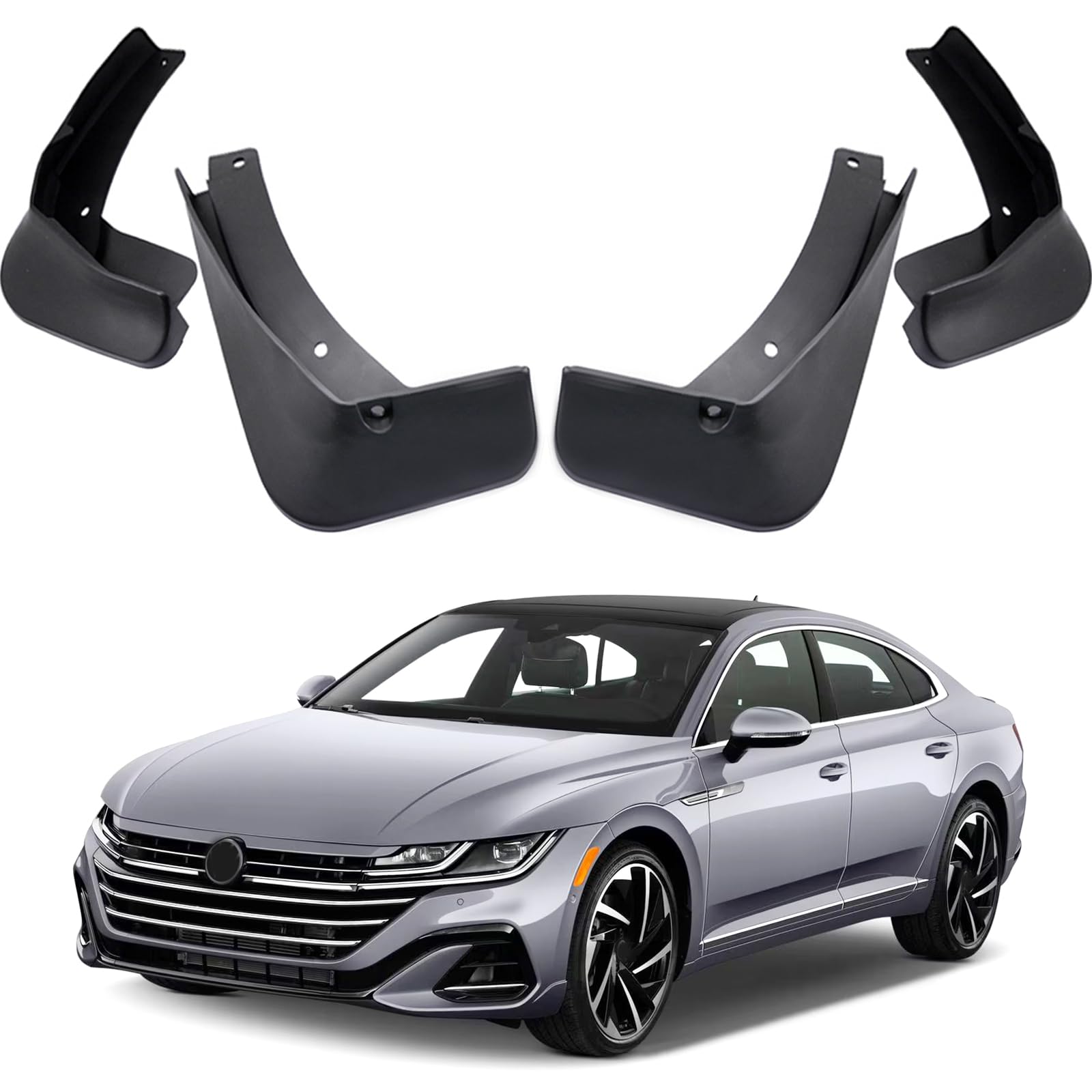 MOERTIFEI Car Mudguard Fender Mud Flaps Splash Guard Compatible with 2019 2020 2021 2022 2023 VW Arteon/Arteon R-Line
